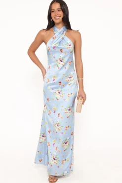 Mila Halterneck Maxi Dress