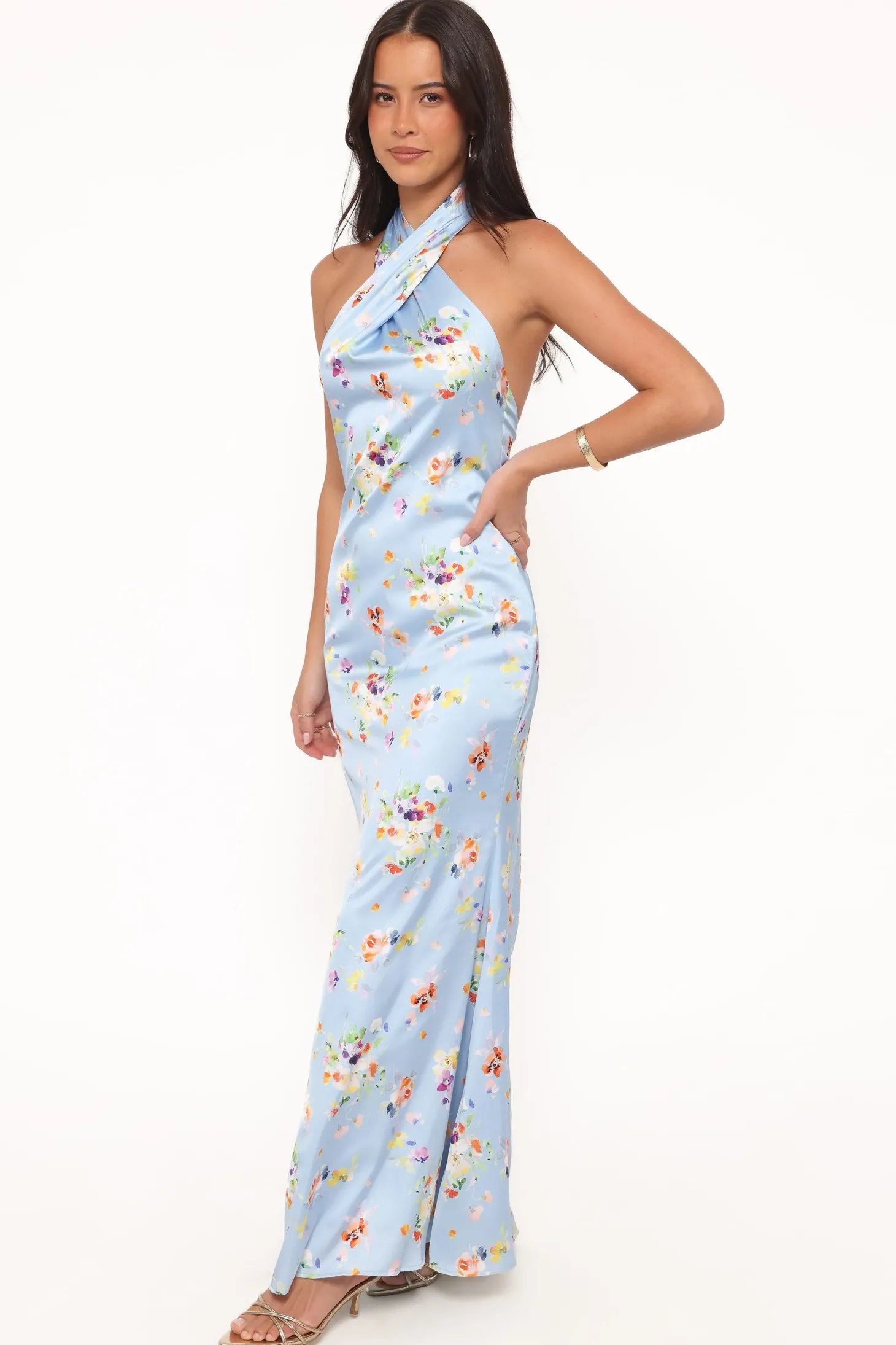 Mila Halterneck Maxi Dress