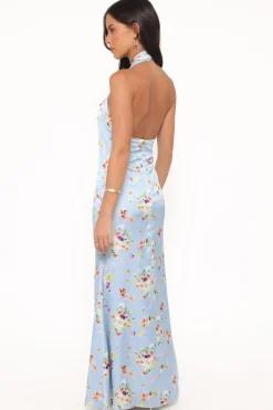 Mila Halterneck Maxi Dress