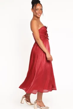 Mila Strapless Midi Dress