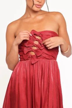 Mila Strapless Midi Dress
