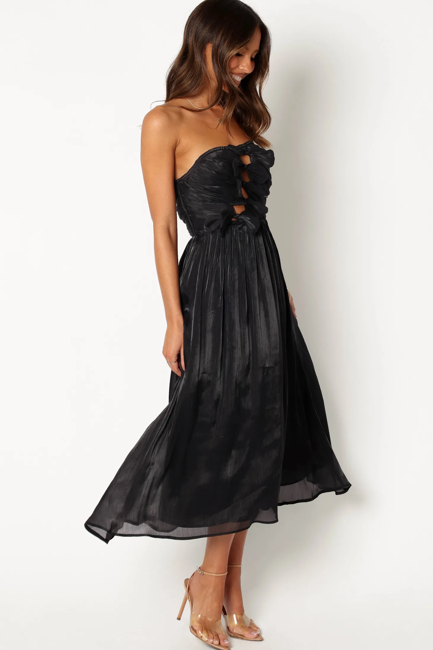 Mila Strapless Midi Dress