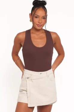 Miles Racerback Rib Knit Tank Top