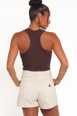 Miles Racerback Rib Knit Tank Top
