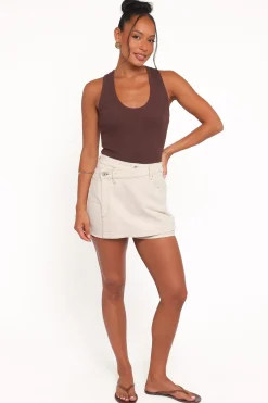 Miles Racerback Rib Knit Tank Top