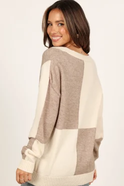 Millie Large Check Cardigan
