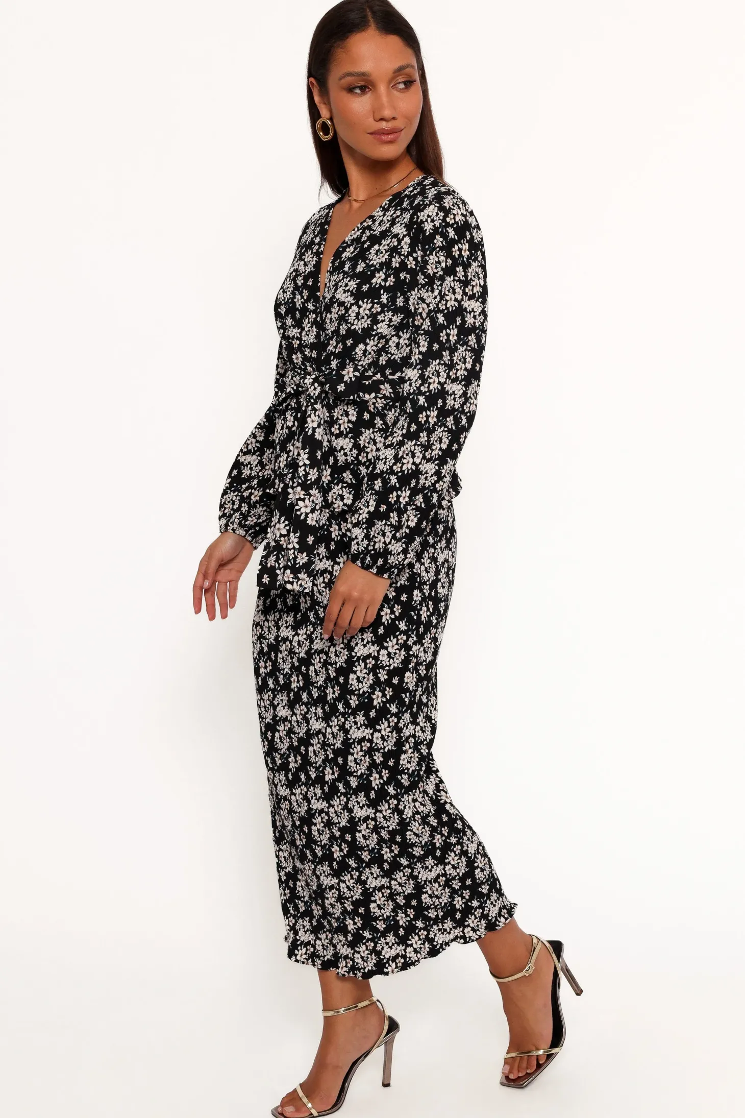 Minelli Pleat Midi Skirt