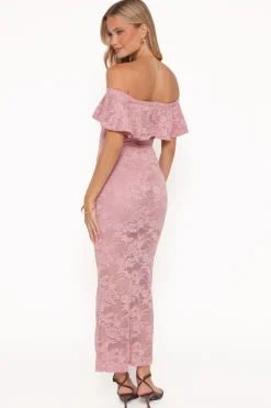 Mirelle Off Shoulder Lace Maxi Dress