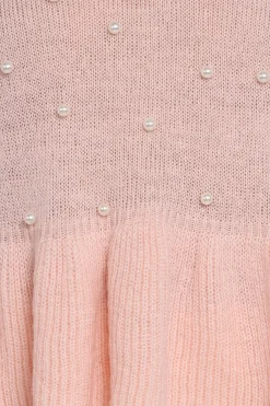 Molly Pearl Peplum Knit Sweater