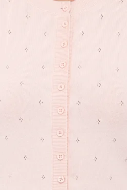 Monae Pointelle Button Up Top
