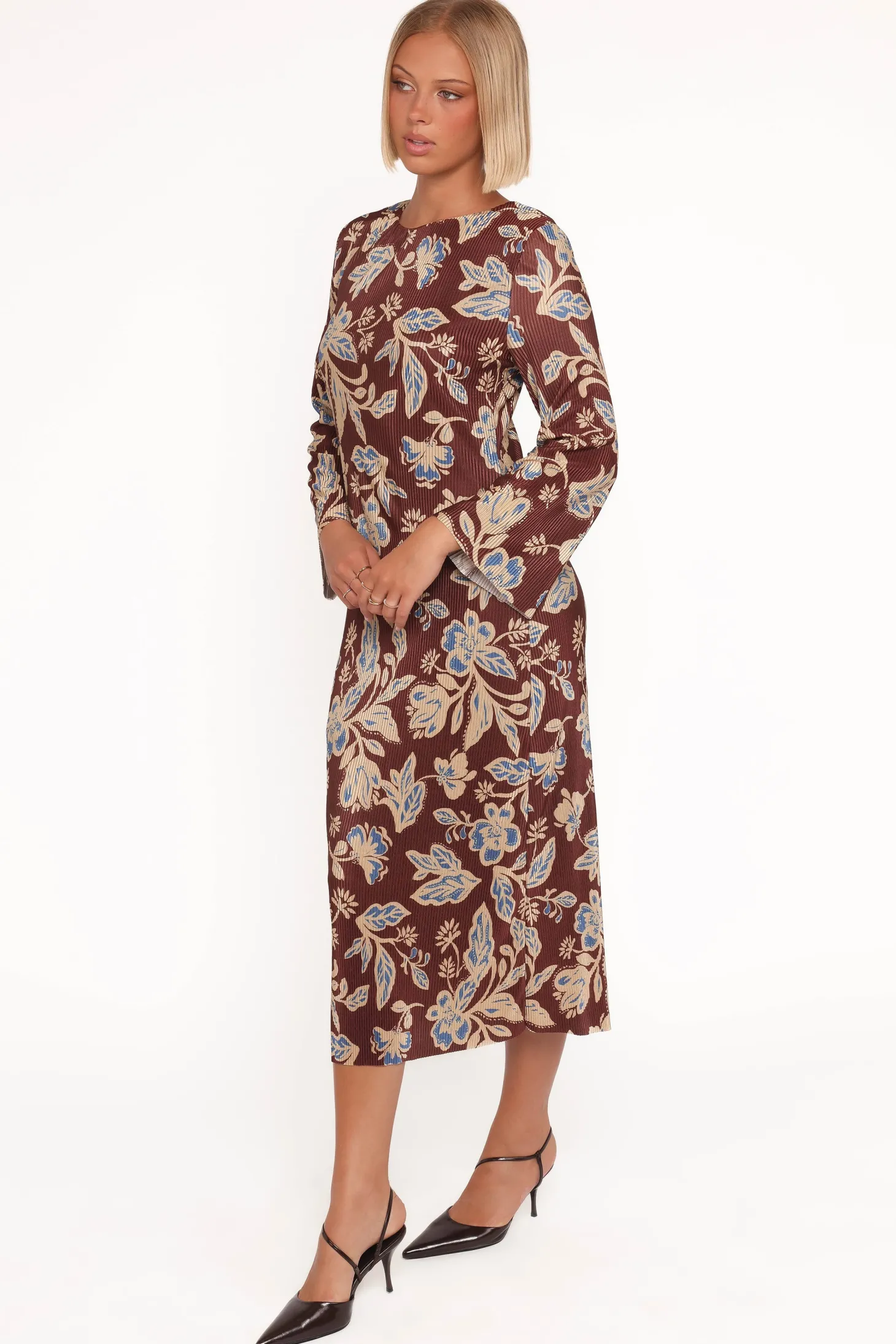 Morena Long Sleeve Midi Dress