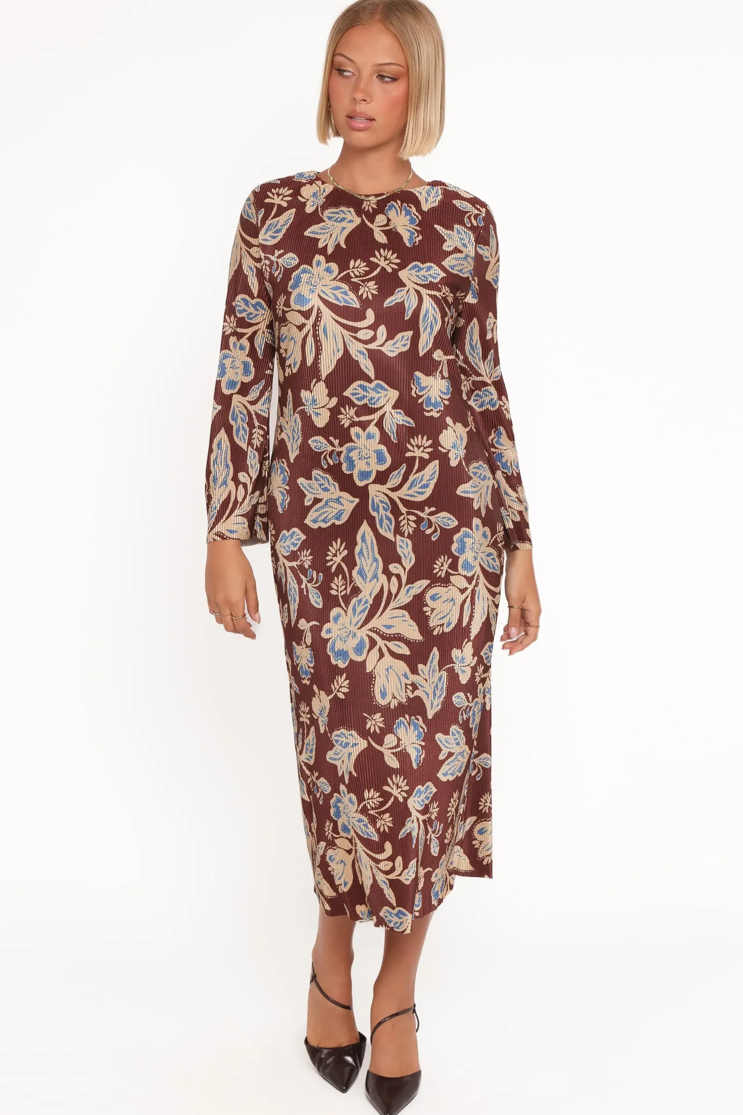 Morena Long Sleeve Midi Dress