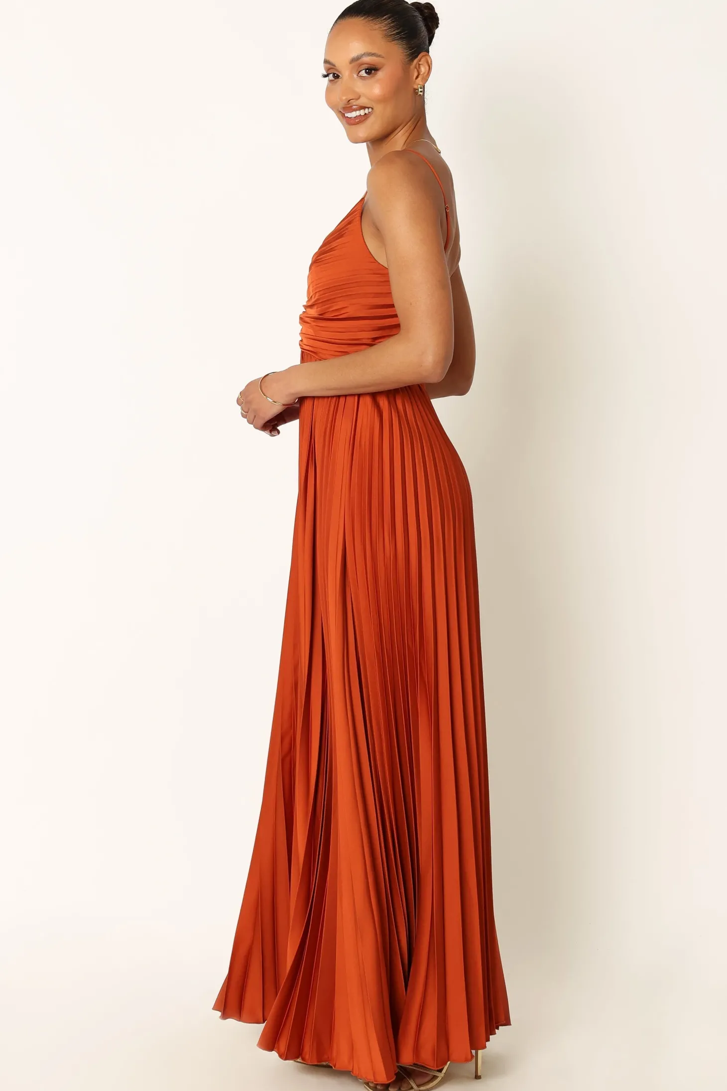 Naira Pleated Maxi Dress