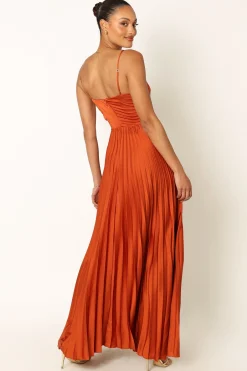 Naira Pleated Maxi Dress