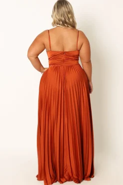 Naira Pleated Maxi Dress