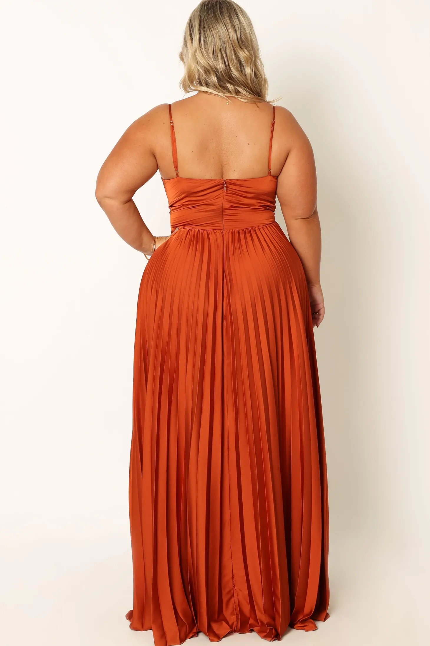 Naira Pleated Maxi Dress