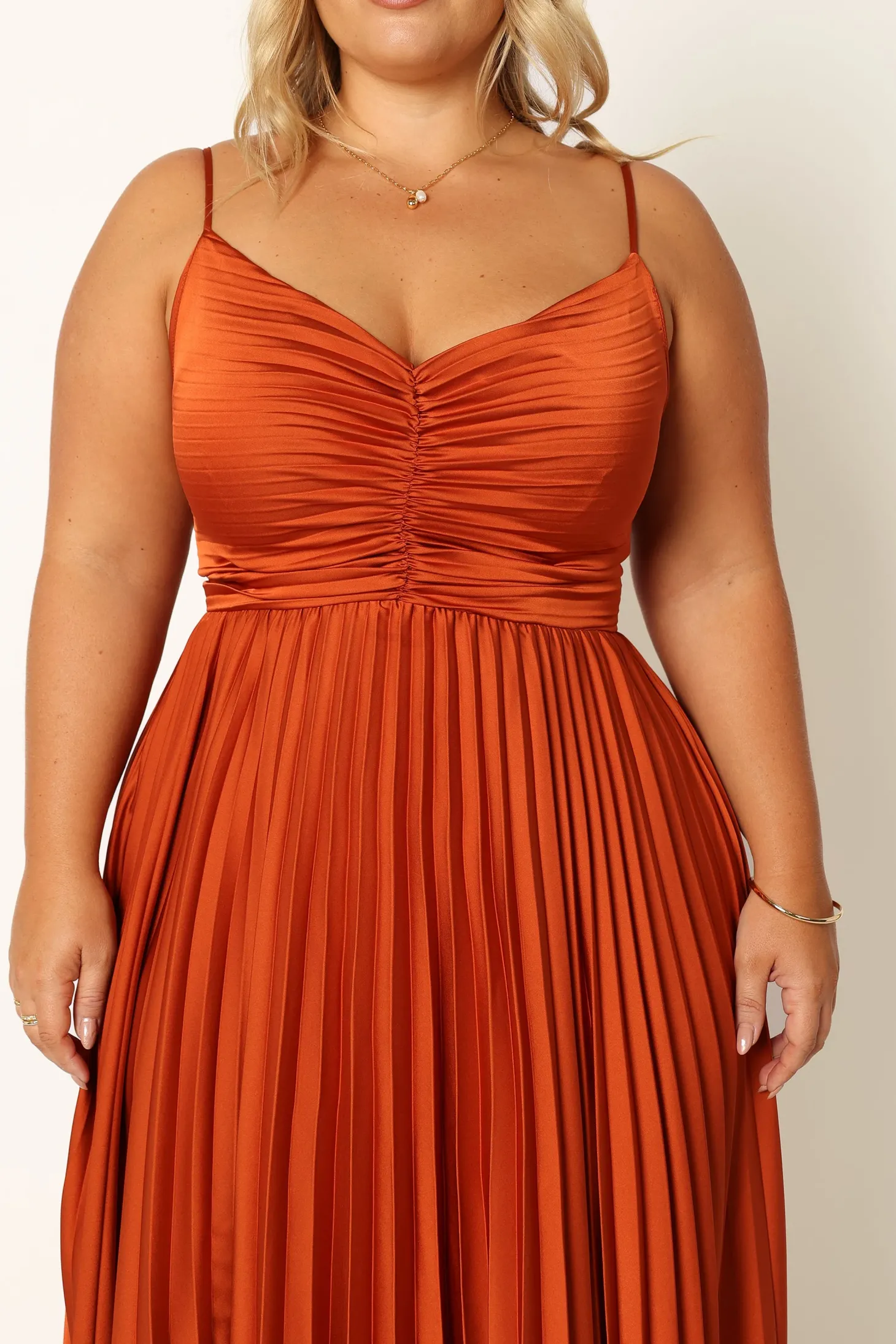 Naira Pleated Maxi Dress