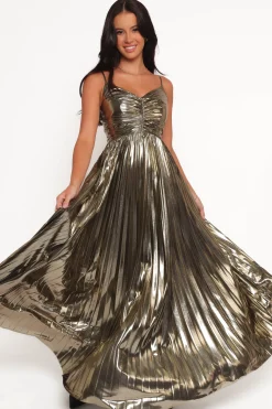 Naira Pleated Maxi Dress