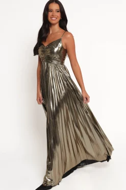 Naira Pleated Maxi Dress