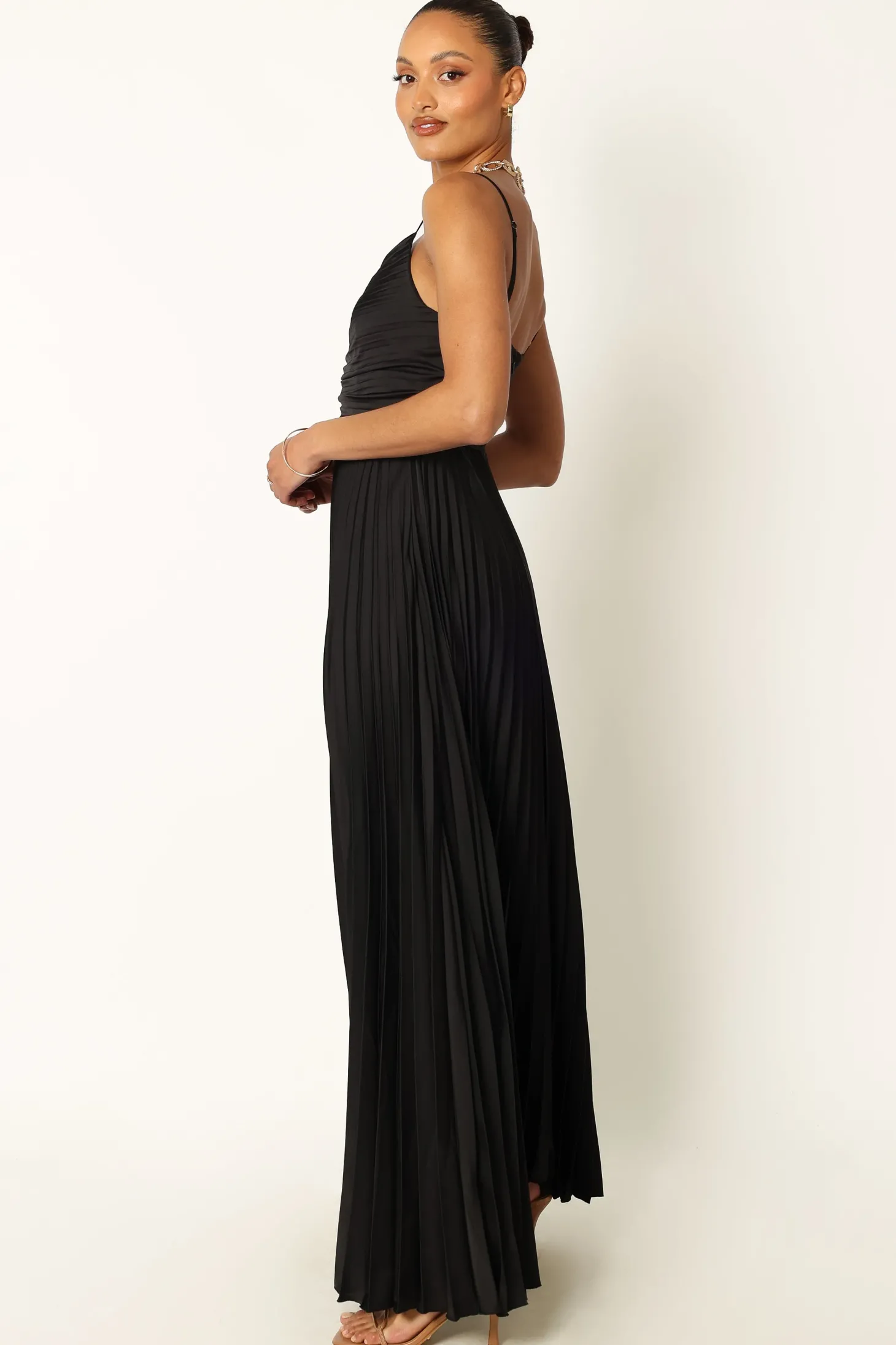 Naira Pleated Maxi Dress