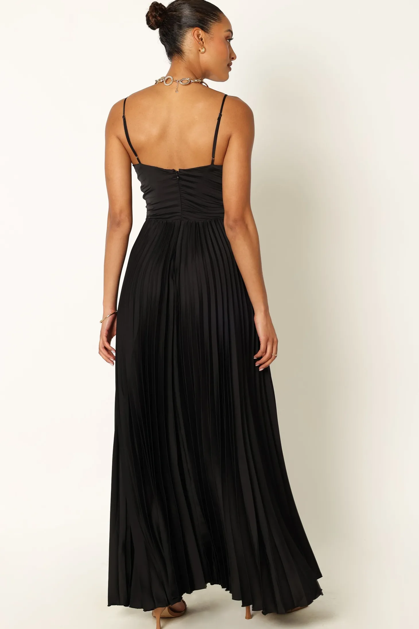 Naira Pleated Maxi Dress