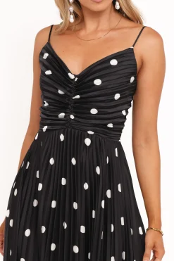 Naira Pleated Maxi Dress