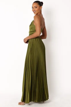 Naira Pleated Maxi Dress