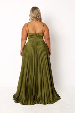 Naira Pleated Maxi Dress