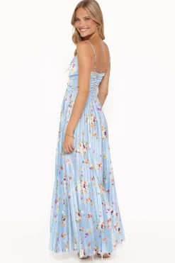 Naira Pleated Maxi Dress