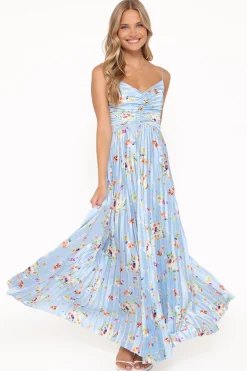 Naira Pleated Maxi Dress