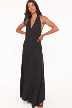 Natalie Halterneck Maxi Dress