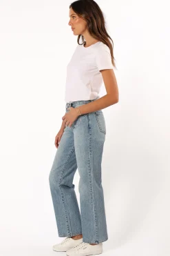 Nathan High Rise Relaxed Straight Jean