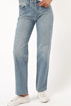 Nathan High Rise Relaxed Straight Jean