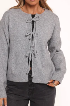 Neri Bow Tie Front Cardigan