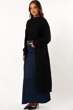 Nicolette Open Front Long Cardigan