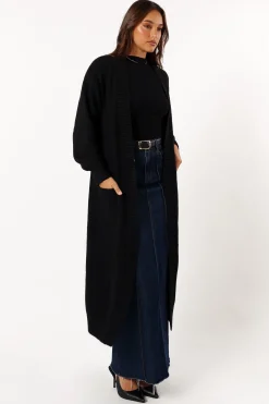 Nicolette Open Front Long Cardigan