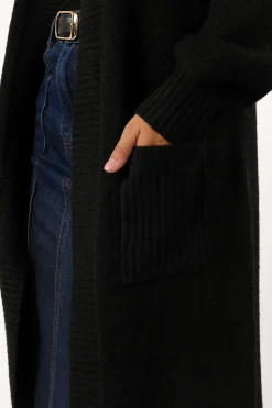 Nicolette Open Front Long Cardigan