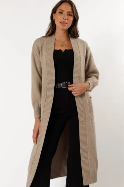 Nicolette Open Front Long Cardigan