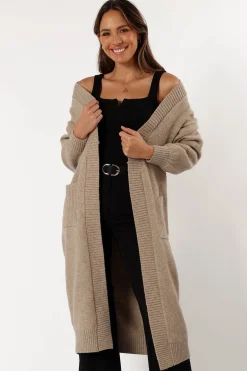 Nicolette Open Front Long Cardigan