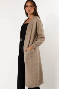 Nicolette Open Front Long Cardigan