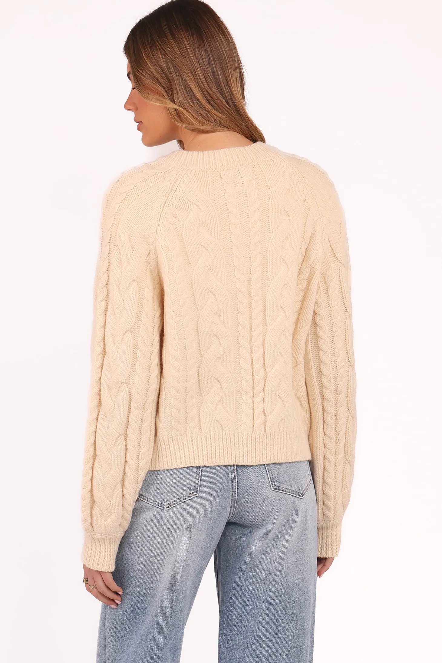 Nika Cable Knit Cardigan