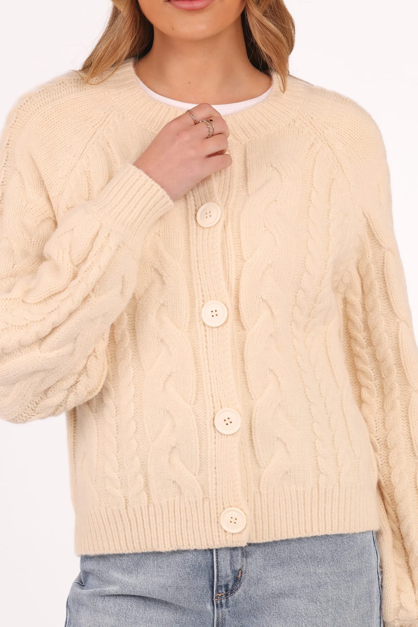 Nika Cable Knit Cardigan