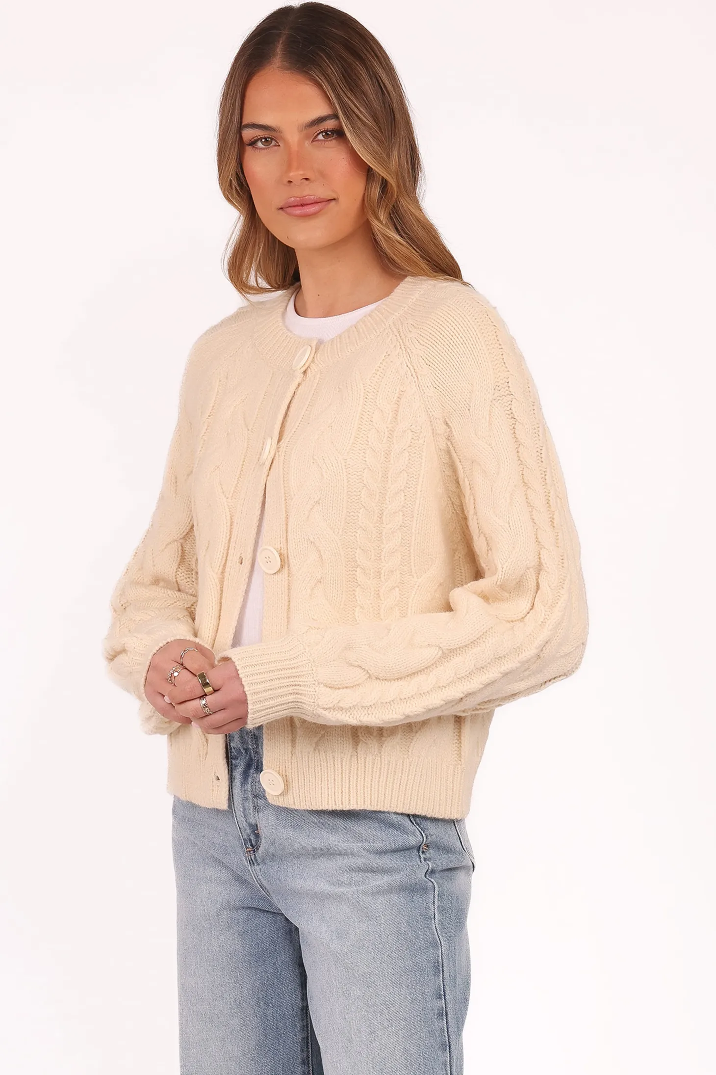 Nika Cable Knit Cardigan