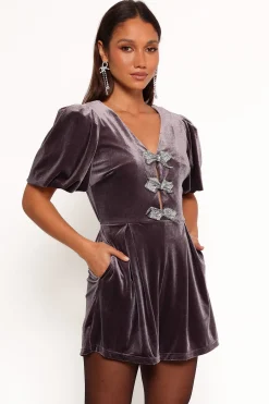 Norah Velvet Romper