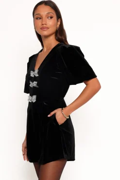 Norah Velvet Romper