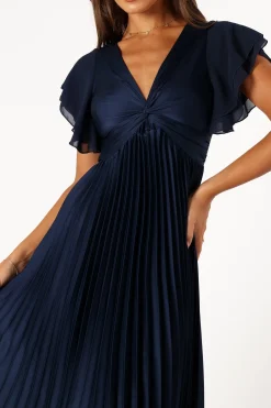 Nova Flutter Sleeve Midi Dress