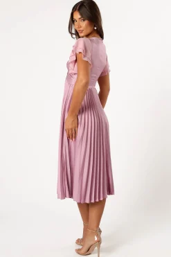 Nova Flutter Sleeve Midi Dress