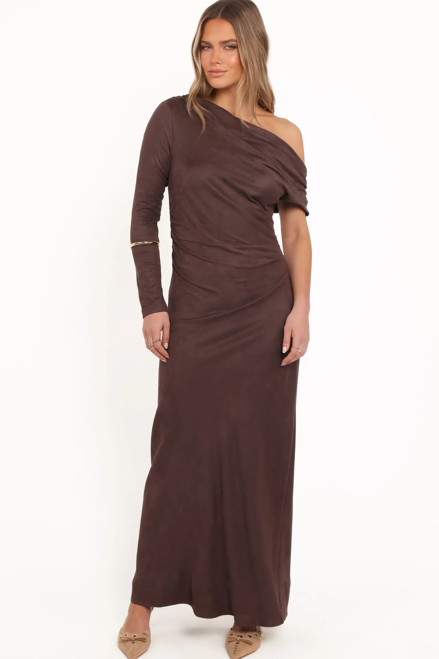 Olympia Off Shoulder Maxi Dress