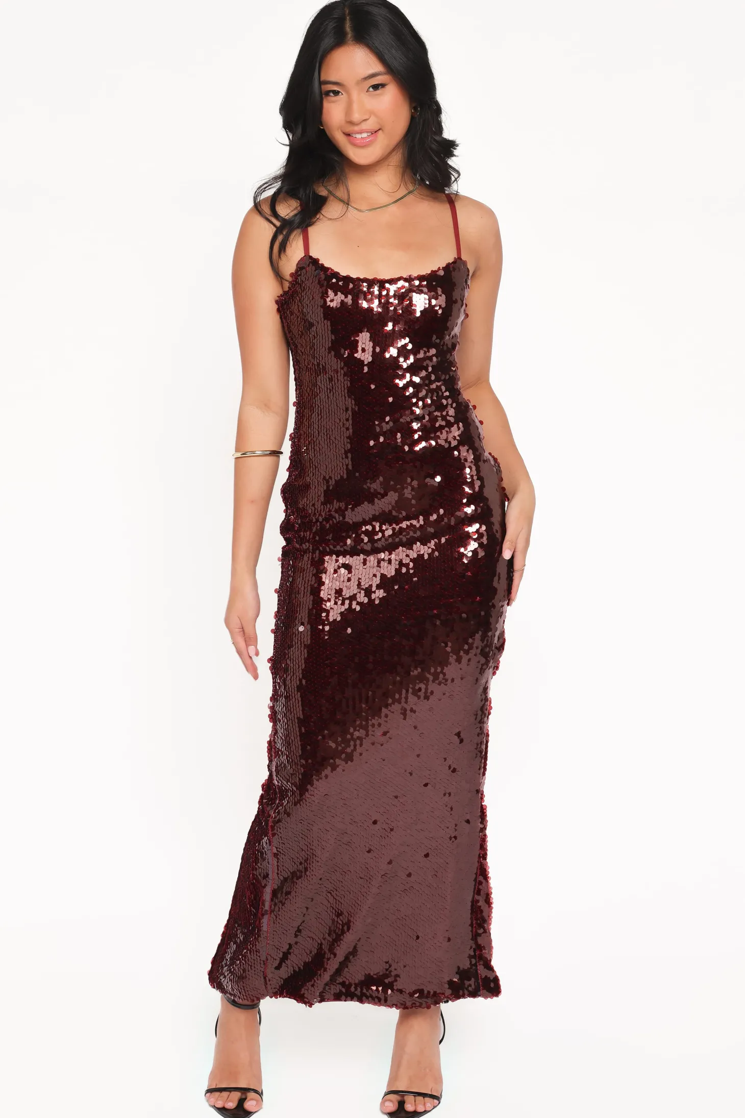 Orlena Sequin Midi Dress