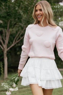 Orlenda Heart Knit Sweater